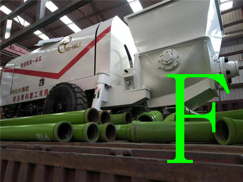混凝土泵 青科重工 輸送噴涂一體機(jī)