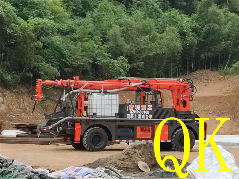 混凝土泵 青科重工 濕噴臺車