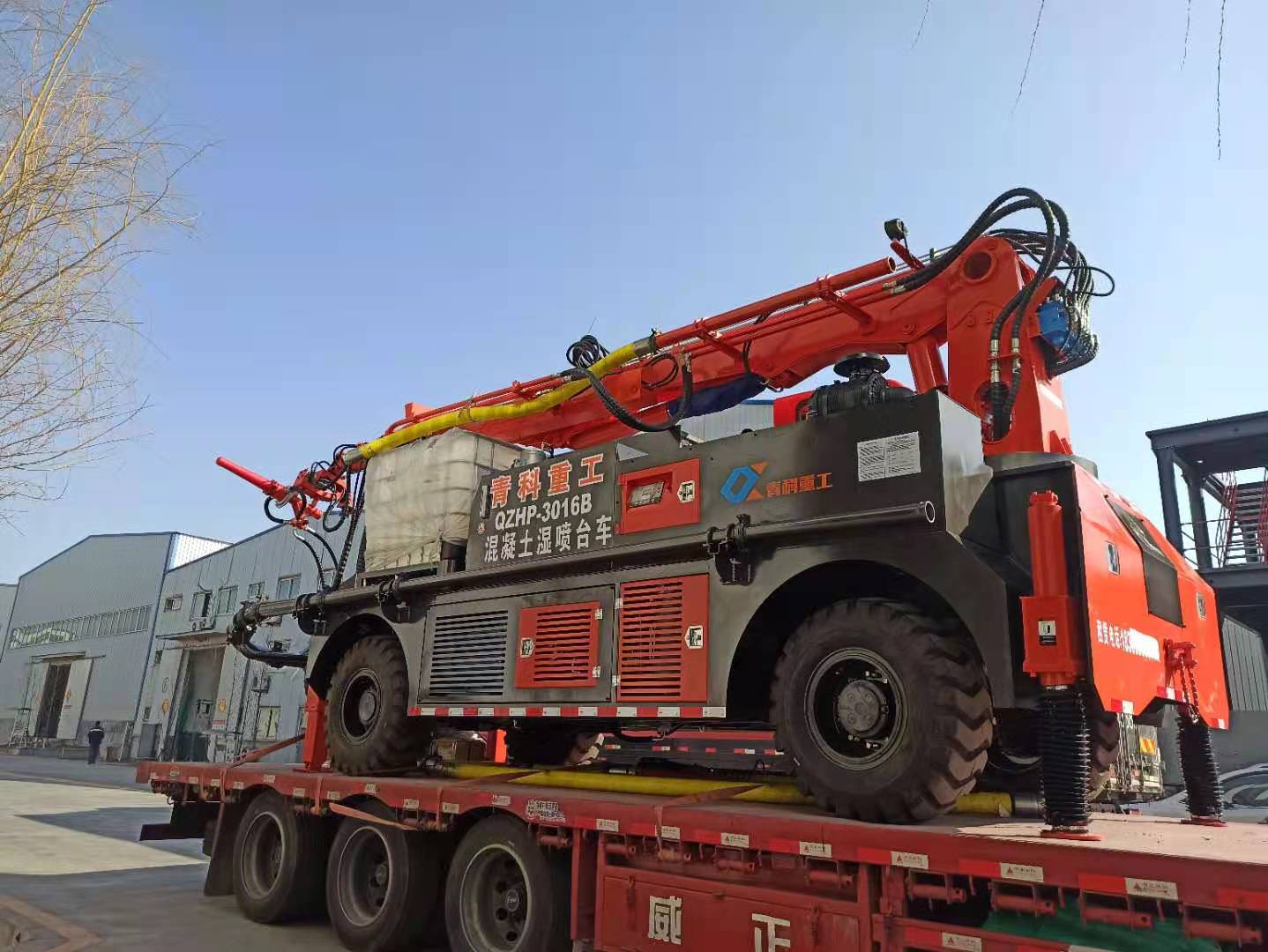 混凝土泵 青科重工 濕噴臺車