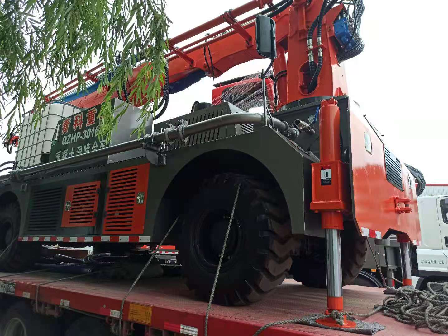 混凝土泵 濕噴臺車 青科重工